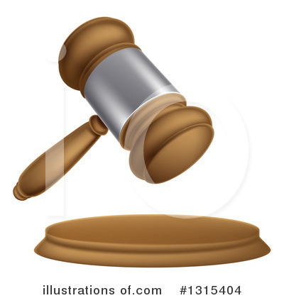 Judge Clipart #1315404 by AtStockIllustration