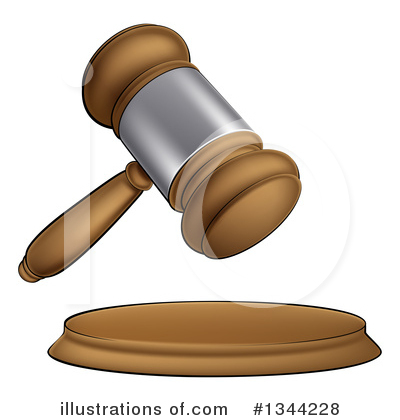 Courtroom Clipart #1344228 by AtStockIllustration