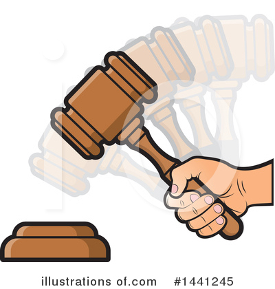 Gavel Clipart #1441245 by Lal Perera