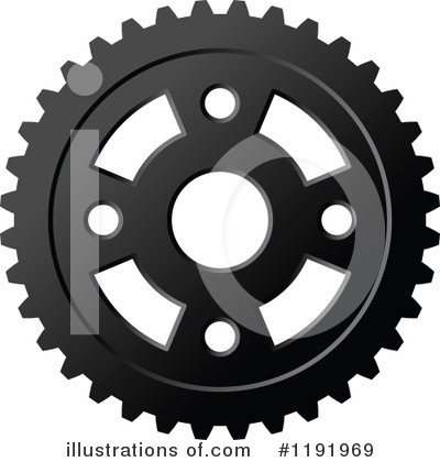 Royalty-Free (RF) Gear Clipart Illustration by Vector Tradition SM - Stock Sample #1191969