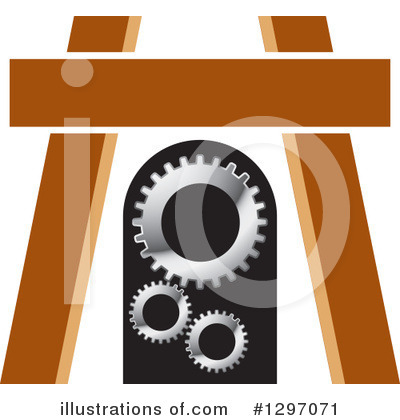 Royalty-Free (RF) Gear Clipart Illustration by Lal Perera - Stock Sample #1297071