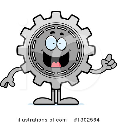 Royalty-Free (RF) Gear Clipart Illustration by Cory Thoman - Stock Sample #1302564
