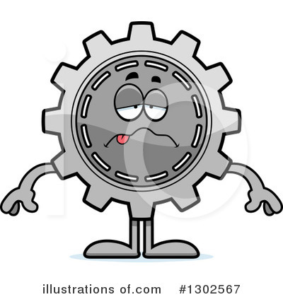 Royalty-Free (RF) Gear Clipart Illustration by Cory Thoman - Stock Sample #1302567