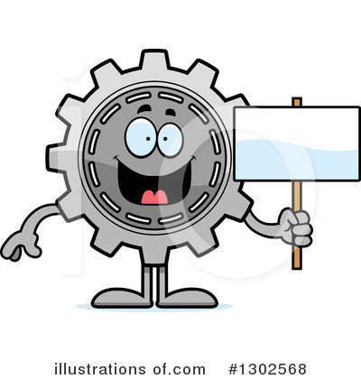 Royalty-Free (RF) Gear Clipart Illustration by Cory Thoman - Stock Sample #1302568