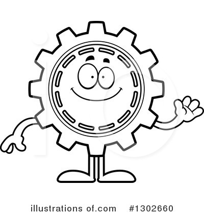 Royalty-Free (RF) Gear Clipart Illustration by Cory Thoman - Stock Sample #1302660