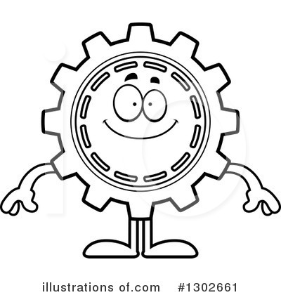 Royalty-Free (RF) Gear Clipart Illustration by Cory Thoman - Stock Sample #1302661