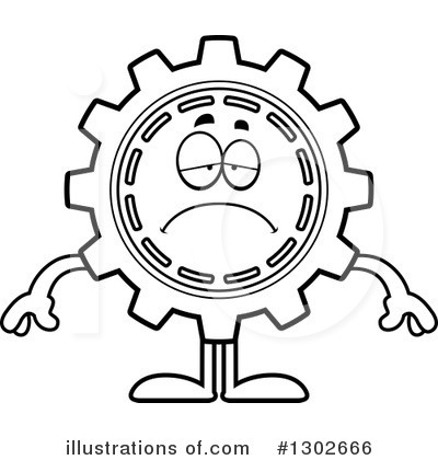 Royalty-Free (RF) Gear Clipart Illustration by Cory Thoman - Stock Sample #1302666