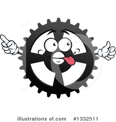 Royalty-Free (RF) Gear Clipart Illustration by Vector Tradition SM - Stock Sample #1332511