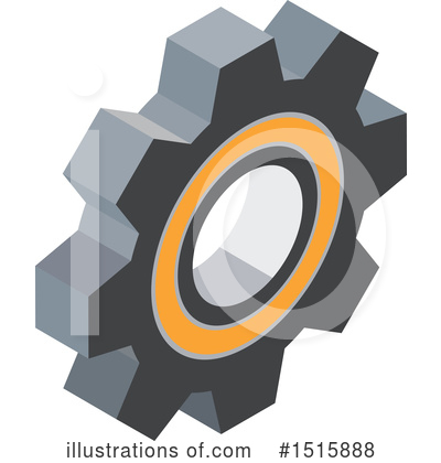 Royalty-Free (RF) Gear Clipart Illustration by beboy - Stock Sample #1515888