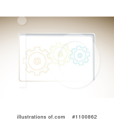 Royalty-Free (RF) Gears Clipart Illustration by michaeltravers - Stock Sample #1100862