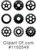 Gears Clipart #1102549 by Vector Tradition SM