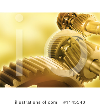 Royalty-Free (RF) Gears Clipart Illustration by Mopic - Stock Sample #1145540