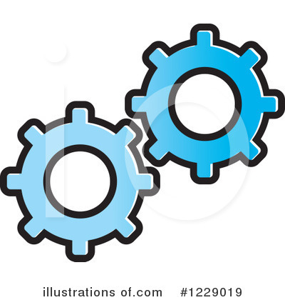 Royalty-Free (RF) Gears Clipart Illustration by Lal Perera - Stock Sample #1229019