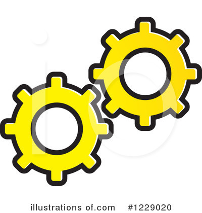 Gears Clipart #1229020 by Lal Perera