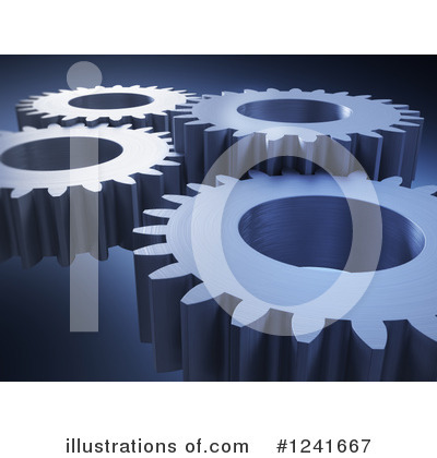Royalty-Free (RF) Gears Clipart Illustration by Mopic - Stock Sample #1241667