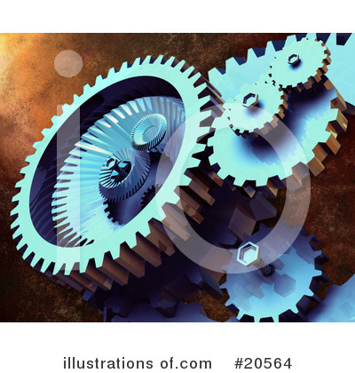 Gears Clipart #20564 by Tonis Pan