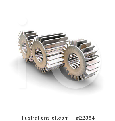 Royalty-Free (RF) Gears Clipart Illustration by KJ Pargeter - Stock Sample #22384