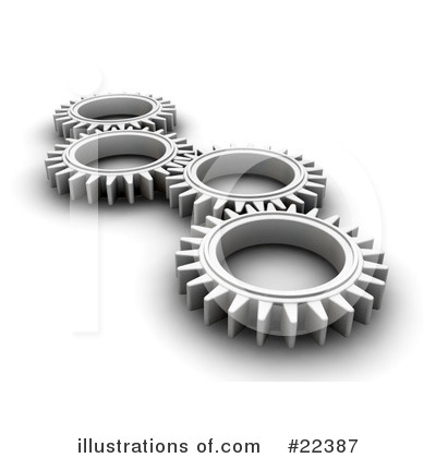 Royalty-Free (RF) Gears Clipart Illustration by KJ Pargeter - Stock Sample #22387