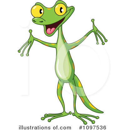 Royalty-Free (RF) Gecko Clipart Illustration by yayayoyo - Stock Sample #1097536