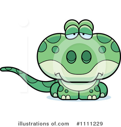 Royalty-Free (RF) Gecko Clipart Illustration by Cory Thoman - Stock Sample #1111229