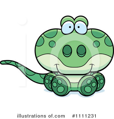 Royalty-Free (RF) Gecko Clipart Illustration by Cory Thoman - Stock Sample #1111231