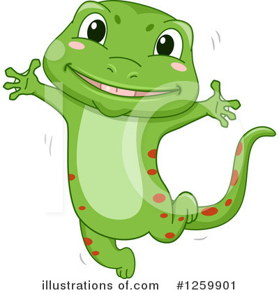 Gecko Clipart #1259901 by BNP Design Studio