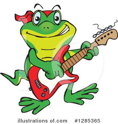 Royalty-Free (RF) Gecko Clipart Illustration by Dennis Holmes Designs - Stock Sample #1285365