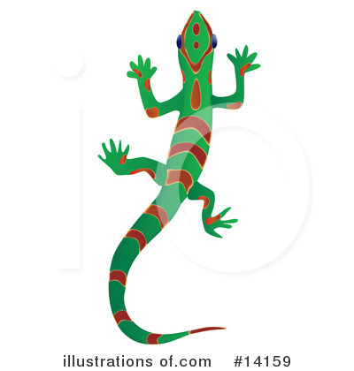 Royalty-Free (RF) Gecko Clipart Illustration by Rasmussen Images - Stock Sample #14159