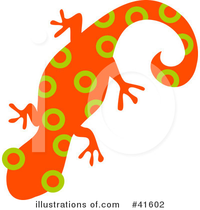 Royalty-Free (RF) Gecko Clipart Illustration by Prawny - Stock Sample #41602