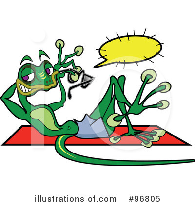 Royalty-Free (RF) Gecko Clipart Illustration by Andy Nortnik - Stock Sample #96805