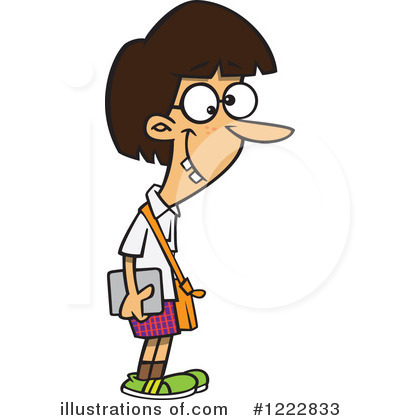 Royalty-Free (RF) Geek Clipart Illustration by toonaday - Stock Sample #1222833