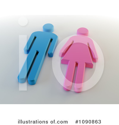 Royalty-Free (RF) Gender Clipart Illustration by Mopic - Stock Sample #1090863