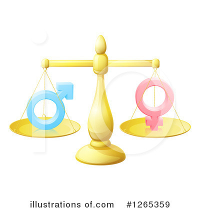 Royalty-Free (RF) Gender Clipart Illustration by AtStockIllustration - Stock Sample #1265359