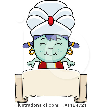 Royalty-Free (RF) Genie Clipart Illustration by Cory Thoman - Stock Sample #1124721