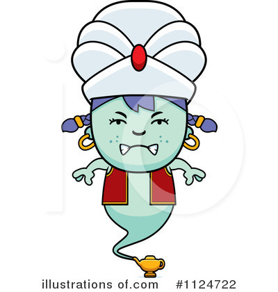Royalty-Free (RF) Genie Clipart Illustration by Cory Thoman - Stock Sample #1124722