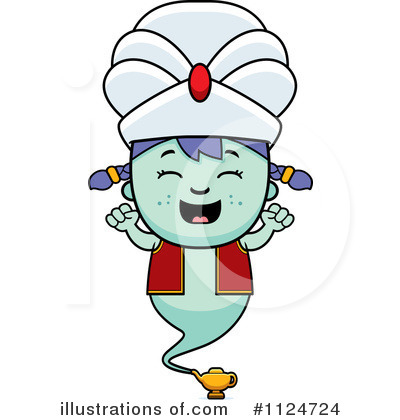 Royalty-Free (RF) Genie Clipart Illustration by Cory Thoman - Stock Sample #1124724