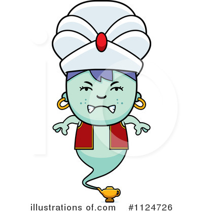 Royalty-Free (RF) Genie Clipart Illustration by Cory Thoman - Stock Sample #1124726