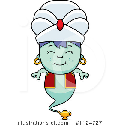 Royalty-Free (RF) Genie Clipart Illustration by Cory Thoman - Stock Sample #1124727