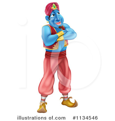 Genie Clipart #1134546 by AtStockIllustration
