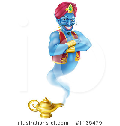 Genie Clipart #1135479 by AtStockIllustration