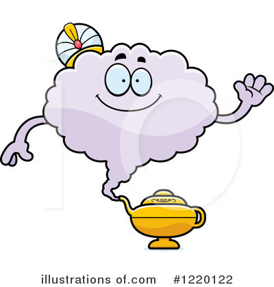 Royalty-Free (RF) Genie Clipart Illustration by Cory Thoman - Stock Sample #1220122