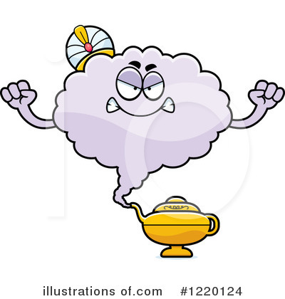 Royalty-Free (RF) Genie Clipart Illustration by Cory Thoman - Stock Sample #1220124