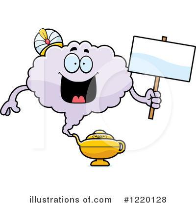 Royalty-Free (RF) Genie Clipart Illustration by Cory Thoman - Stock Sample #1220128