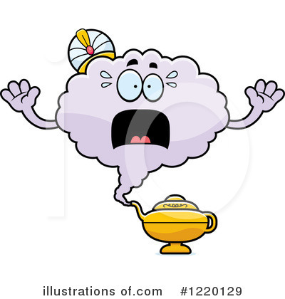 Royalty-Free (RF) Genie Clipart Illustration by Cory Thoman - Stock Sample #1220129