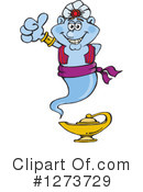 Genie Clipart #1273729 by Dennis Holmes Designs