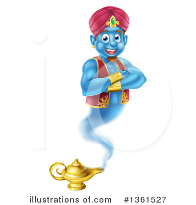 Royalty-Free (RF) Genie Clipart Illustration by AtStockIllustration - Stock Sample #1361527
