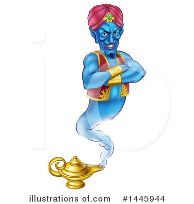 Genie Clipart #1445944 by AtStockIllustration