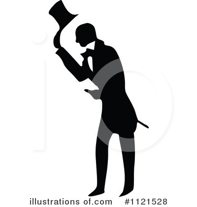 Royalty-Free (RF) Gentleman Clipart Illustration by Prawny Vintage - Stock Sample #1121528