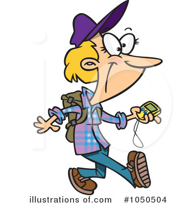 Royalty-Free (RF) Geocaching Clipart Illustration by toonaday - Stock Sample #1050504