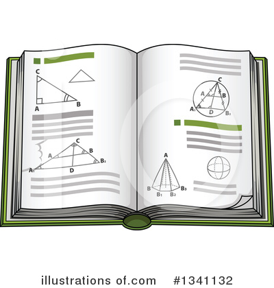 Geometry Book Clipart #1341132 by Vector Tradition SM